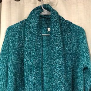 Blue/green sweater